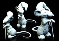 Hatters Dormouse Rat - Toy  | 3D