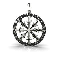 Runic circle pendant | 3D