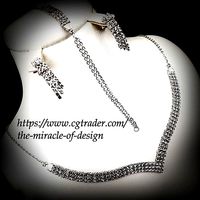 Necklaces bracelets earrings | 3D