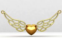 Wings pendant 25-MP | 3D