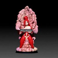 astarot and tentacle monster waifu | 3D