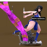 STL file splitted model 300 mm of height  sfw  and  nsfw  | 3D