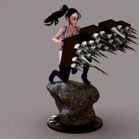 Kunoichi Sexy Waifu Collectable Figure Part 3 of 4 Diorama | 3D