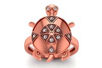Turtle Ring 3dm STL OBJ FBX Renders Details | 3D