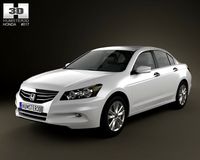 Honda Accord Sedan 2012 3D Model