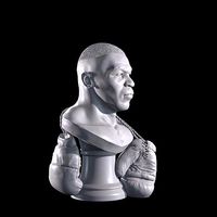 MIke Tyson 3D Bust | 3D