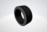 rally tarmac tire  | 3D