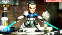 Starkiller Chibi STL for 3D Printing ChibiSTL 3DXM | 3D