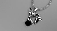 fox pendant | 3D