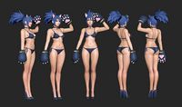 Leona bikini | 3D