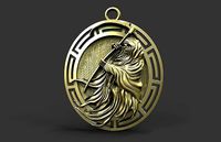 Grim reaper pendant | 3D