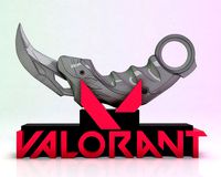 valorant champion karambit stand | 3D