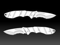 Combat Tactical Knife Printable 2 | 3D