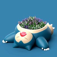 POKEMON - SNORLAX PLANTER | 3D