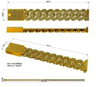 Cuban Link Diamond Chain Design | 3D