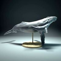 Humpback Whale and Calf  | 3D