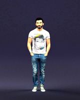 Beard man 0421 3D Print Ready | 3D
