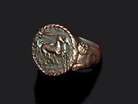 old coin ring v2 | 3D