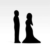 Bride and Groom Statue | 3D