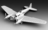 German plane Heinkel-111 | 3D