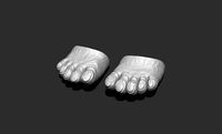 Chewbacca Toes Feet cosplay | 3D