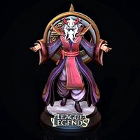 Blood Moon Zilean - League of legends | 3D