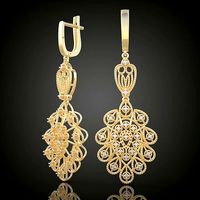 Exclusive Earrings model 3D printable model 0090 | 3D