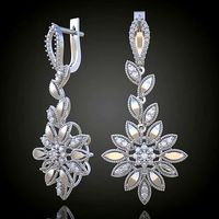 Exclusive Earrings model 3D printable model 0086 | 3D