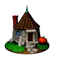 Hagrid s Hut - fan art model | 3D