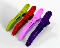 Alligator Hair Clips | 3D