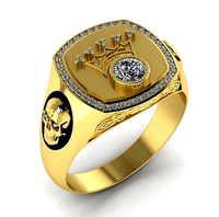 Crown ring Model 1856 | 3D