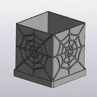 Spider web planter | 3D