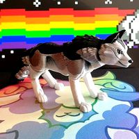 Wolf - Flexi Articulated Animal - print in place - no supports | 3D
