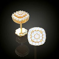 Exclusive Earrings model 3D printable model 0035 | 3D