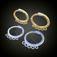 Exclusive Earrings model 3D printable model 0027 | 3D