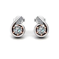 Solitaire Women Earring 3dm STL OBJ FBX Renders Details | 3D