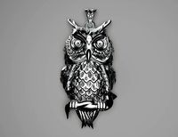 Owl pendant | 3D