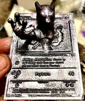 Mewtwo  3D 4D Card Custom 3D Printing File Pokemon New Card | 3D