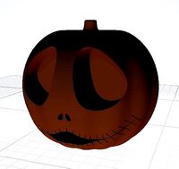 Calabaza pesadilla antes de navide | 3D