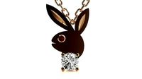 Play boy rabbit  pendant 3dm stl render details  | 3D