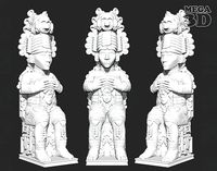 Mayan Inca Aztec Statue 220825 | 3D