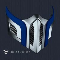 MK11 Sub-Zero Mask V16 - STL File | 3D