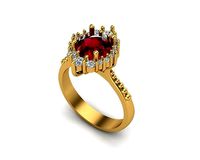 Jewelry ring 418 | 3D