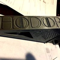 HODOR Door Stop FONT UPGRADED | 3D