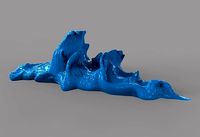 Big Waves Sculpture | 3D