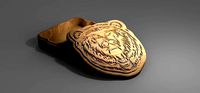 V-carved bear box eps svg CNC router and | 3D