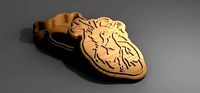 V-carved heart box eps svg CNC router and | 3D
