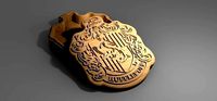 Hufflepuff harry potter box eps svg CNC router and | 3D