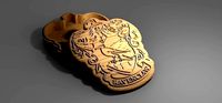 V-carved ravenclaw harry potter box eps svg CNC router and | 3D