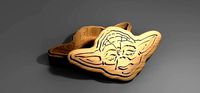 Yoda box for cnc or 3d printer Star wars box cnc router | 3D